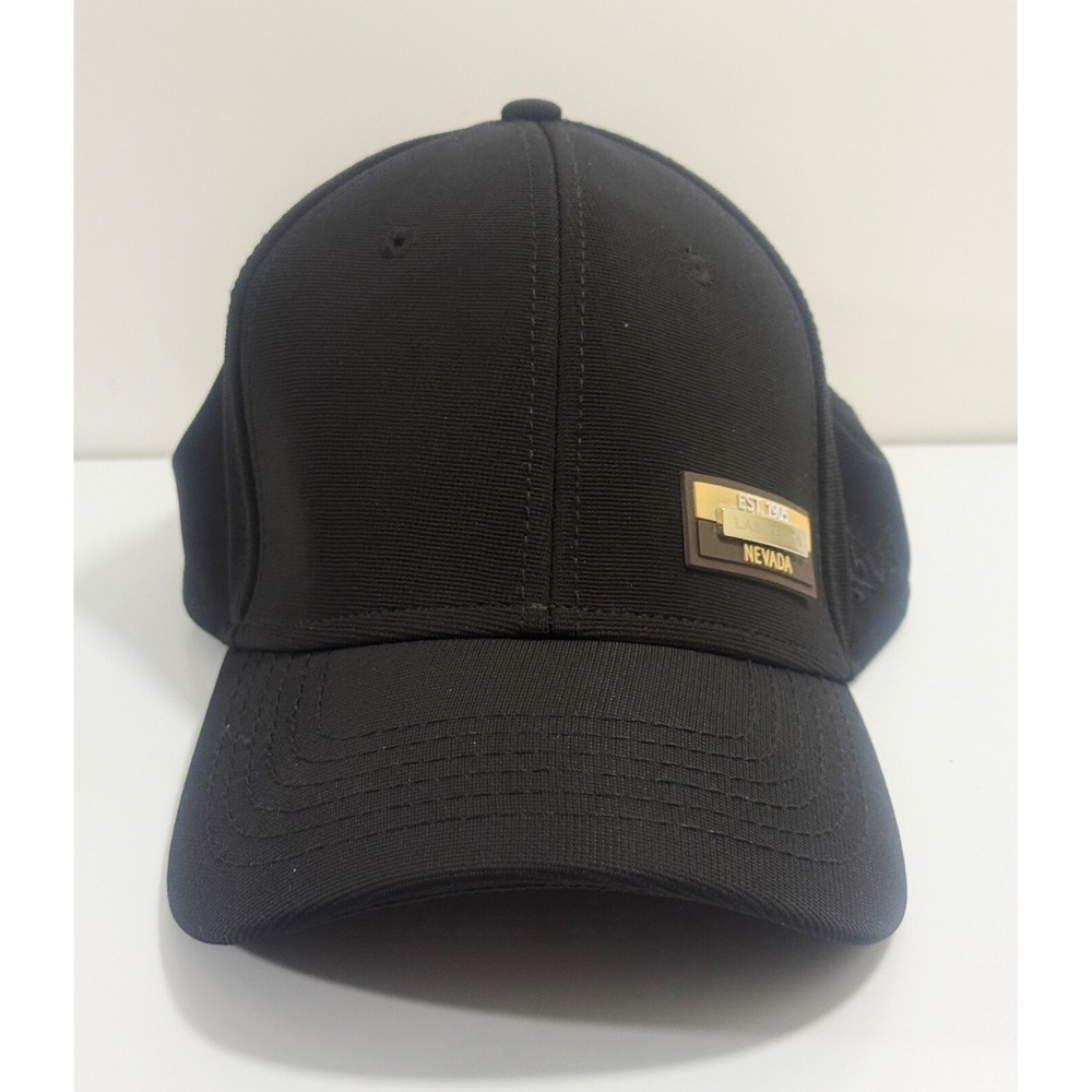 Essencial Caps - Fitted Black Las Vegas Nevada‎ Flexable Cap